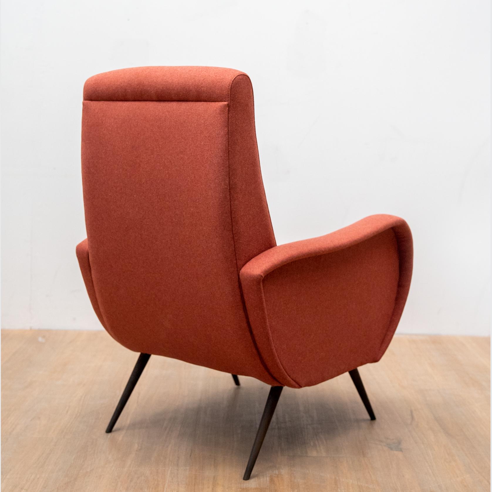 Pair of Sculptural Armchairs, Italian, 1950's gallery detail image