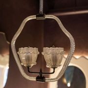 Barovier Ercole Toso double pendant gallery detail image
