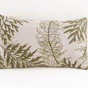 Rectangle Cushion - Silky Oak in Bushleaf  Moss gallery detail image