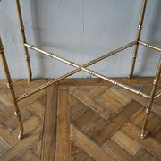 Gilded Iron Faux Bamboo Console gallery detail image