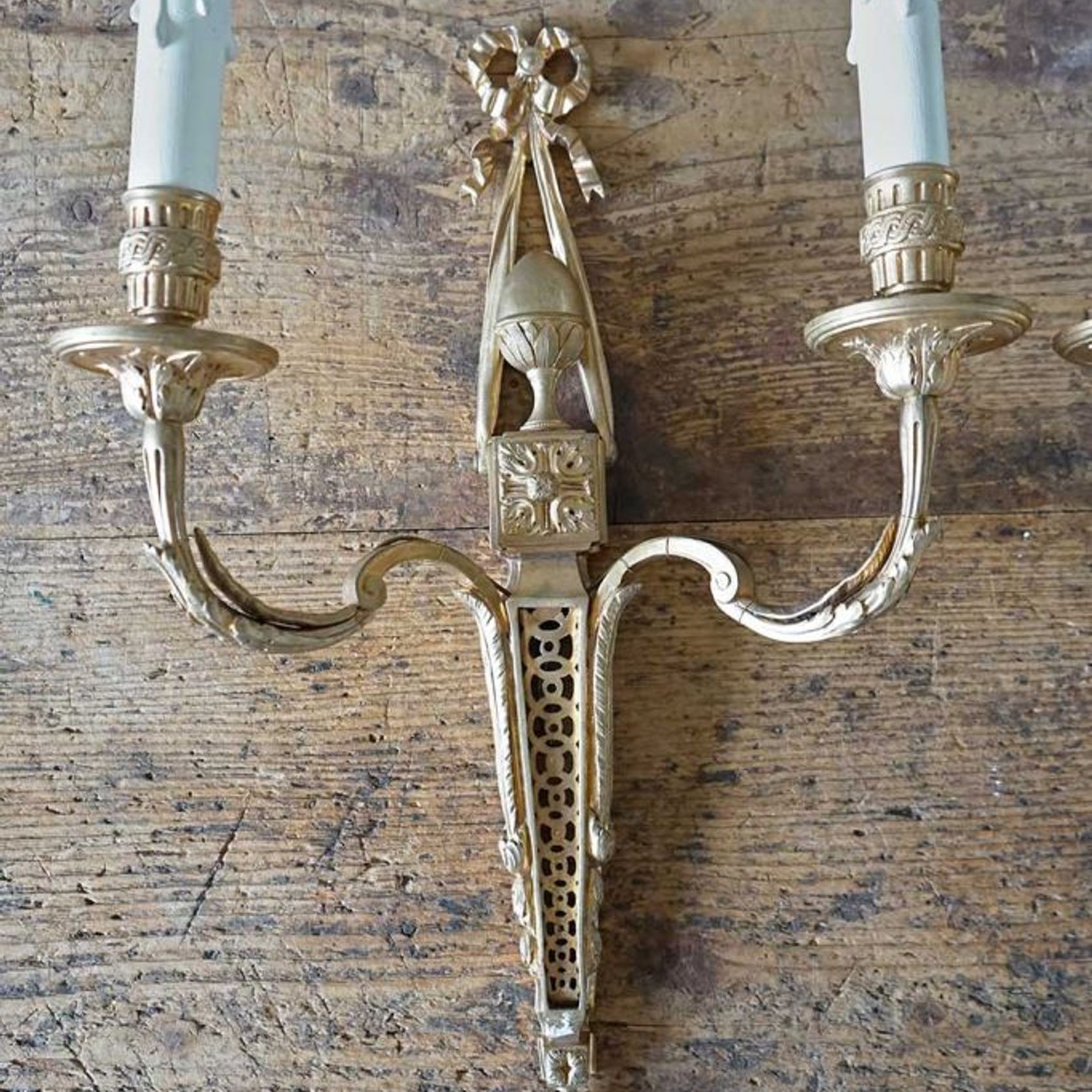 French Louis XVI Wall Sconces (Pair) gallery detail image