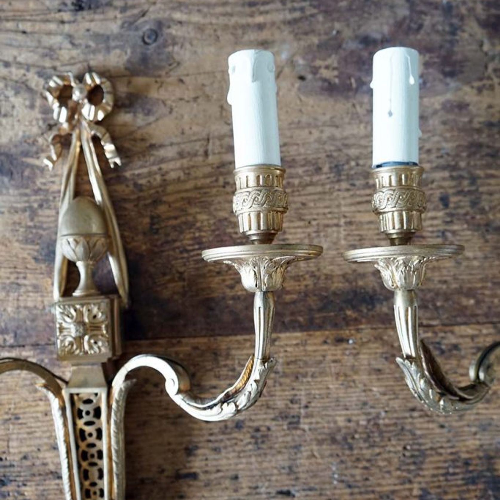 French Louis XVI Wall Sconces (Pair) gallery detail image
