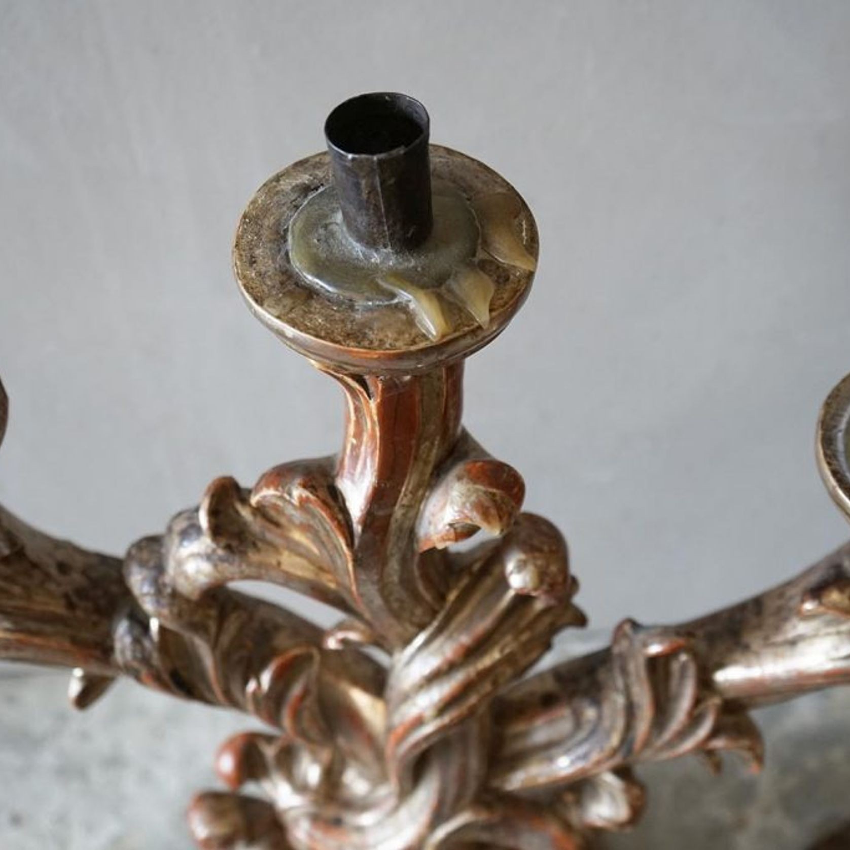 Italian Rococo Candlesticks (Pair) gallery detail image