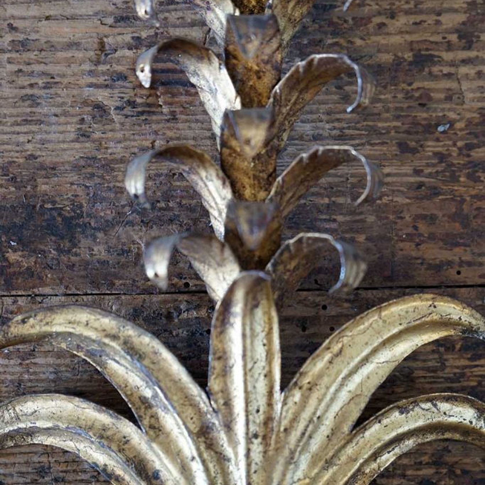 French Vintage Gilded Wall Sconces (Pair) gallery detail image