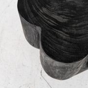 Flore Curved Side Table - Charred gallery detail image