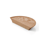 Timber Dished Semi Round Handles gallery detail image