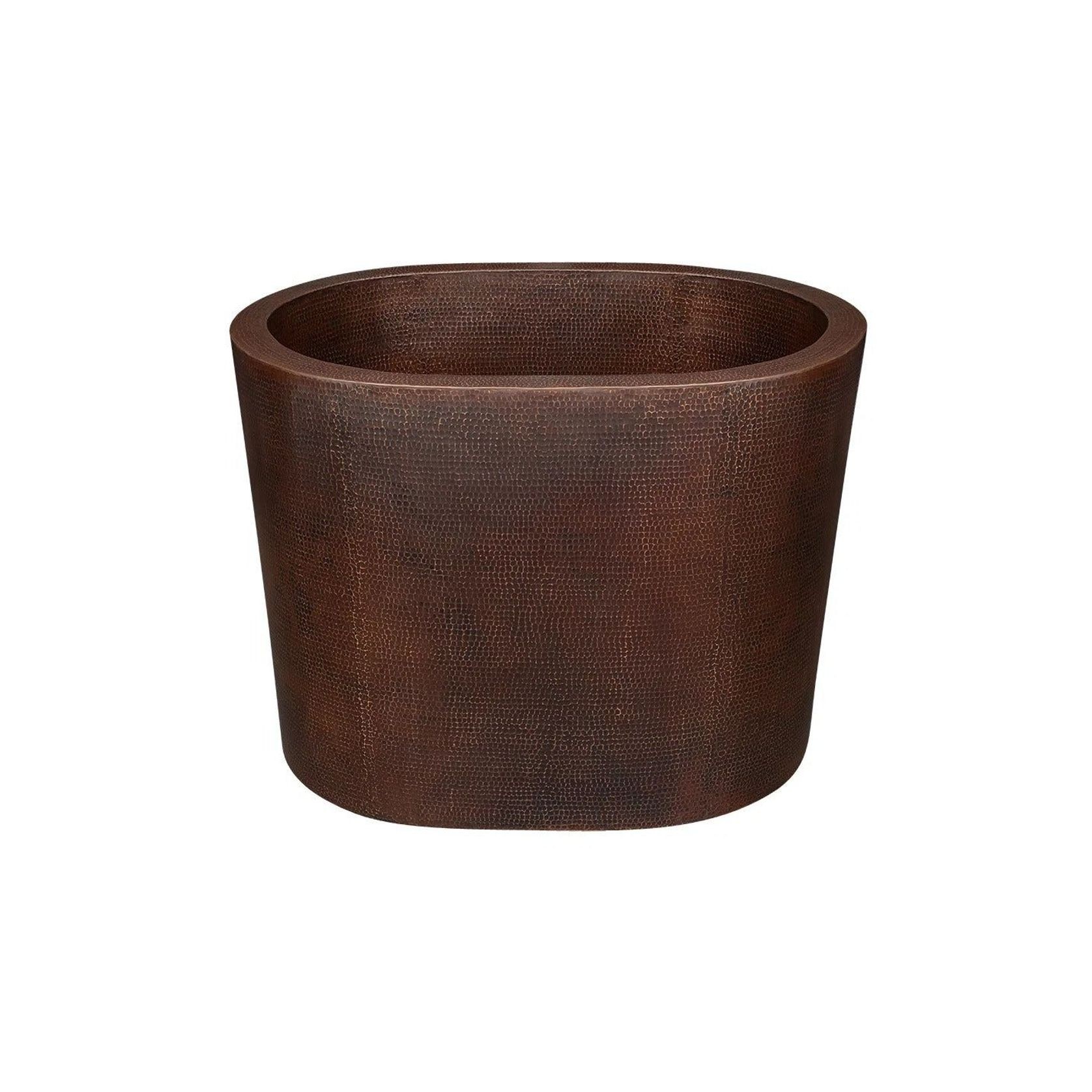 Dark Antique Copper Soak Tub 1219mm - CBSMR32 1219 gallery detail image