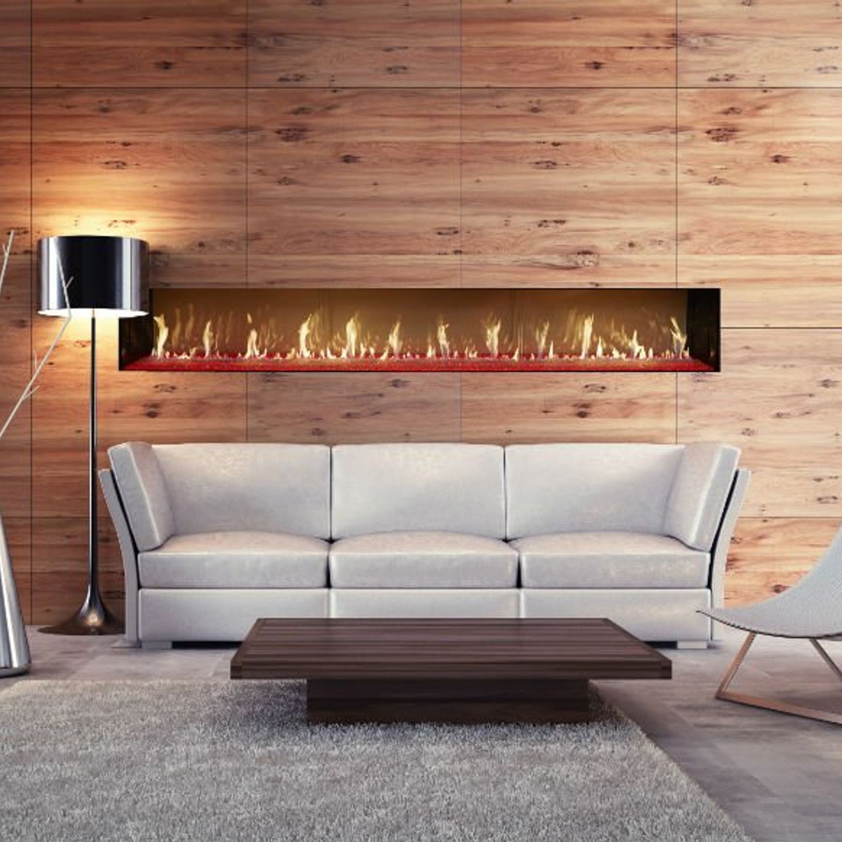 Davinci Single Sided Gas Fireplace gallery detail image