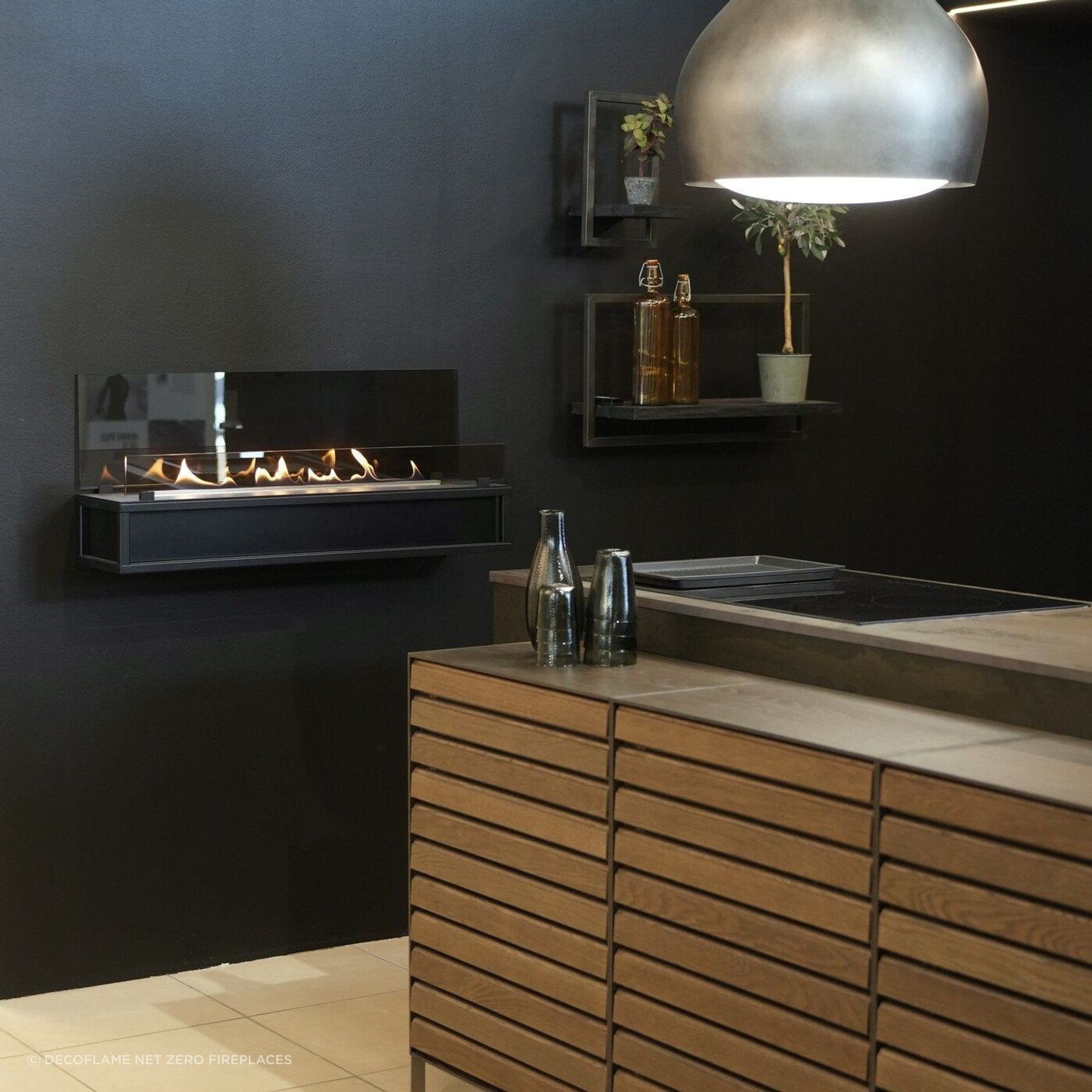 Decoflame Torino Wall Mounted Net Zero Fireplace gallery detail image