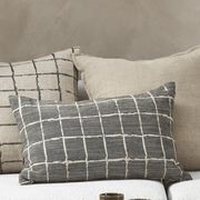 Baya Johnson Lumbar Cushion - Black gallery detail image