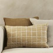 Baya Johnson Lumbar Cushion - Ochre gallery detail image