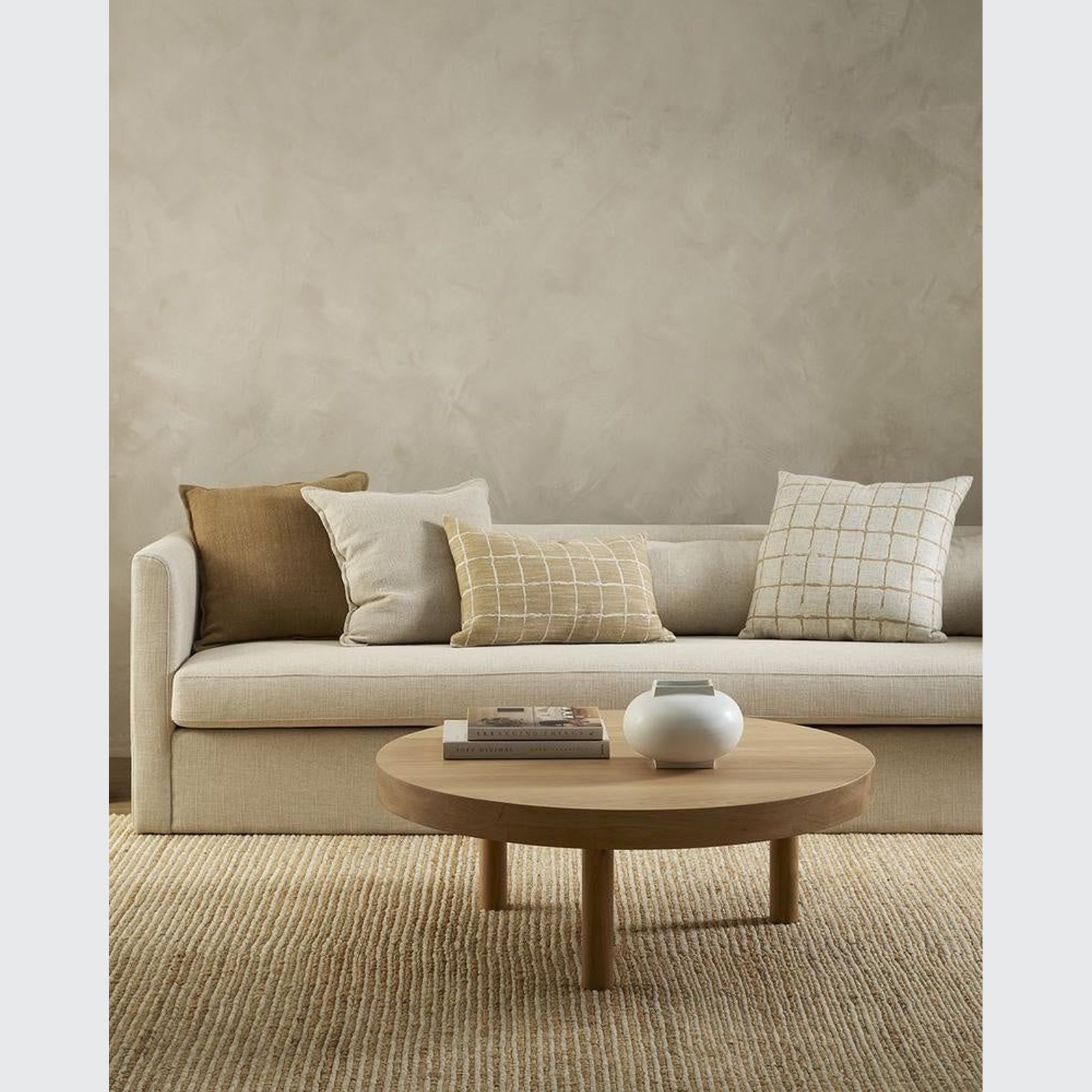 Baya Johnson Lumbar Cushion - Ochre gallery detail image