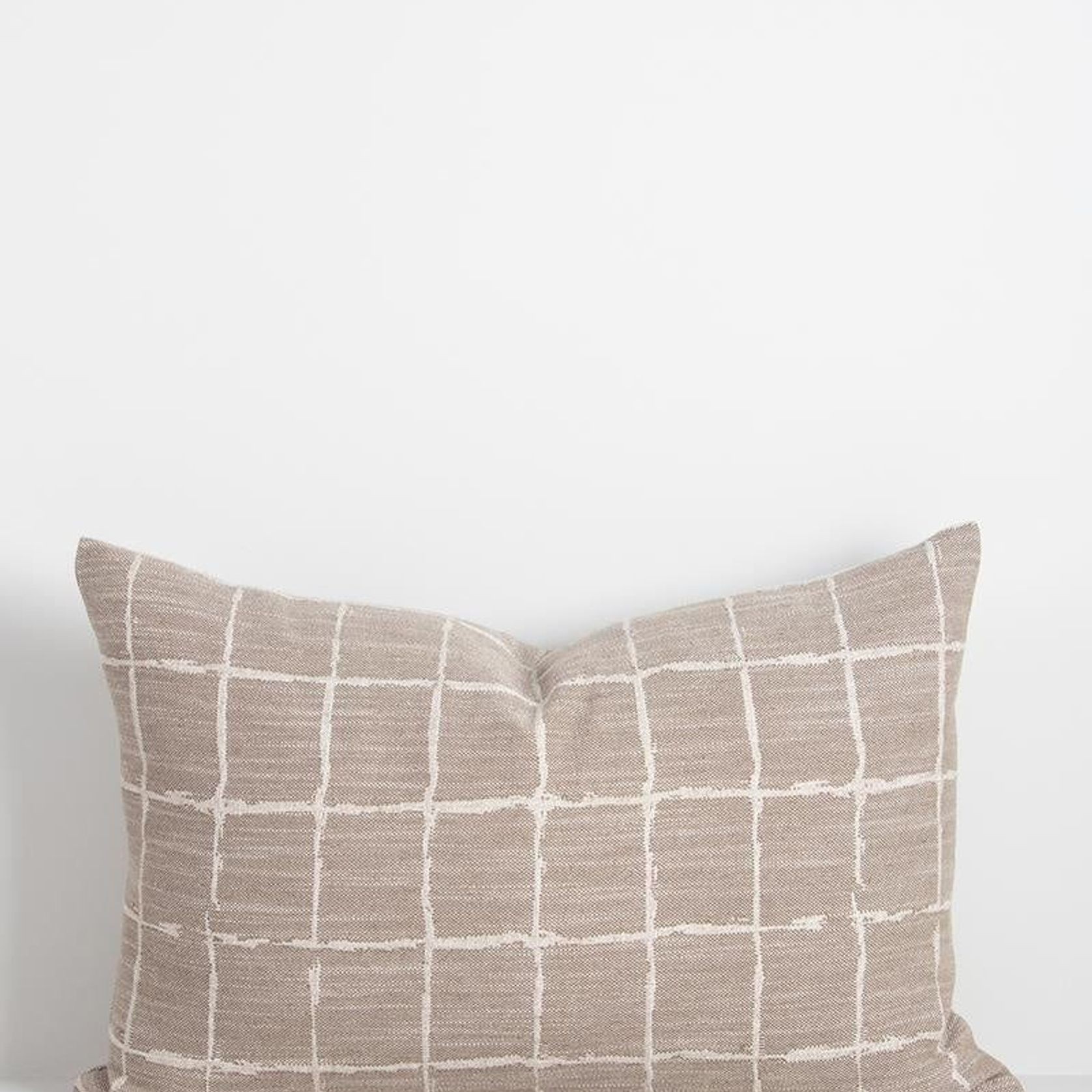 Baya Johnson Lumbar Cushion - Taupe gallery detail image