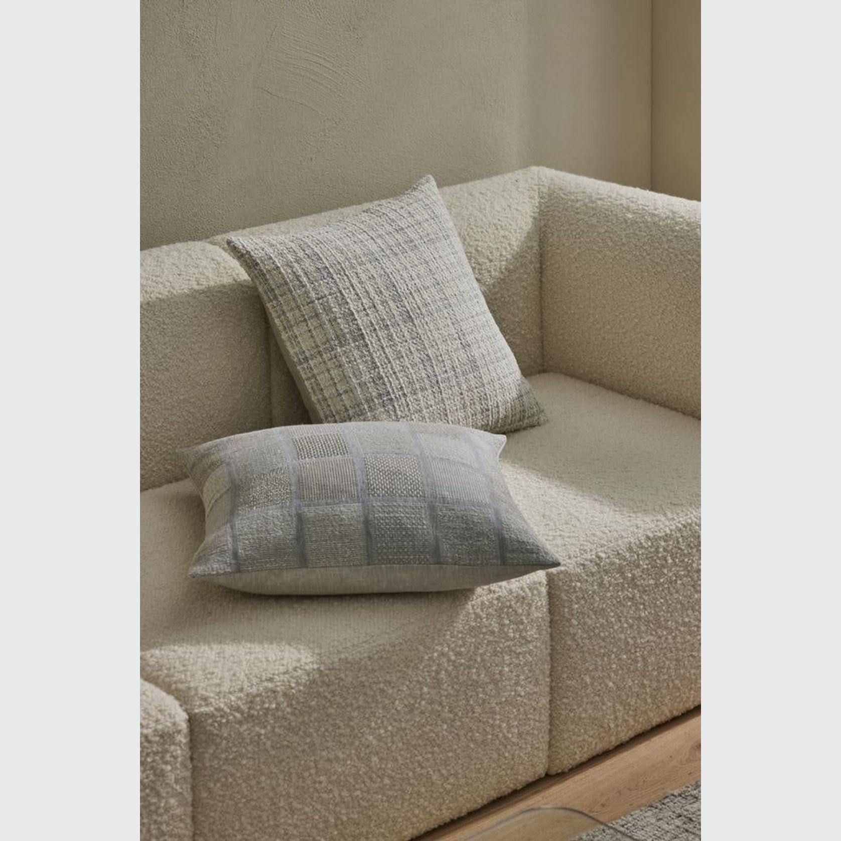 Weave Home Tripoli Cushion - Pearl | 50 x 50cm gallery detail image