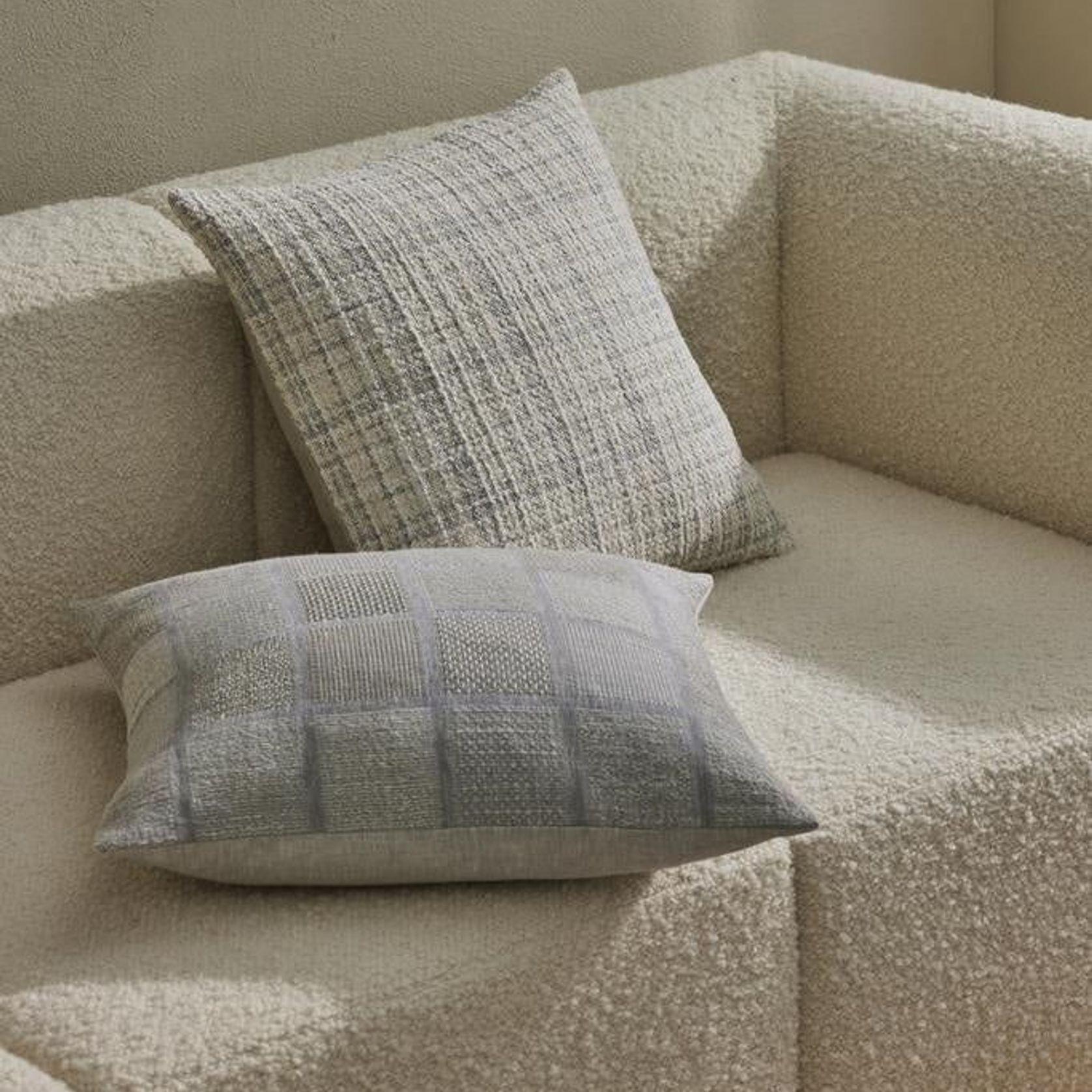 Weave Home Tripoli Cushion - Pearl | 50 x 50cm gallery detail image
