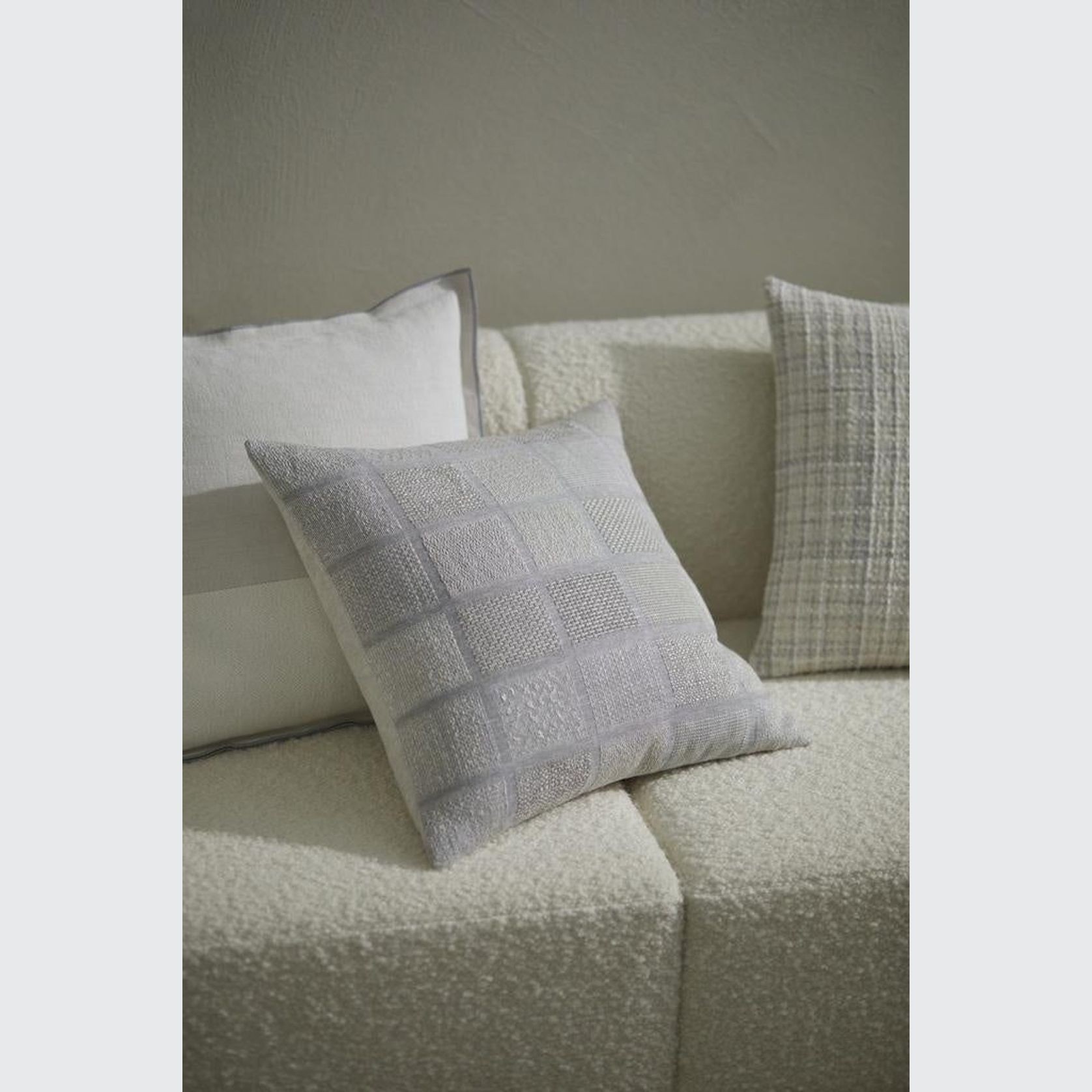 Weave Home Bodrum Cushion - Mist | 50 x 50cm gallery detail image