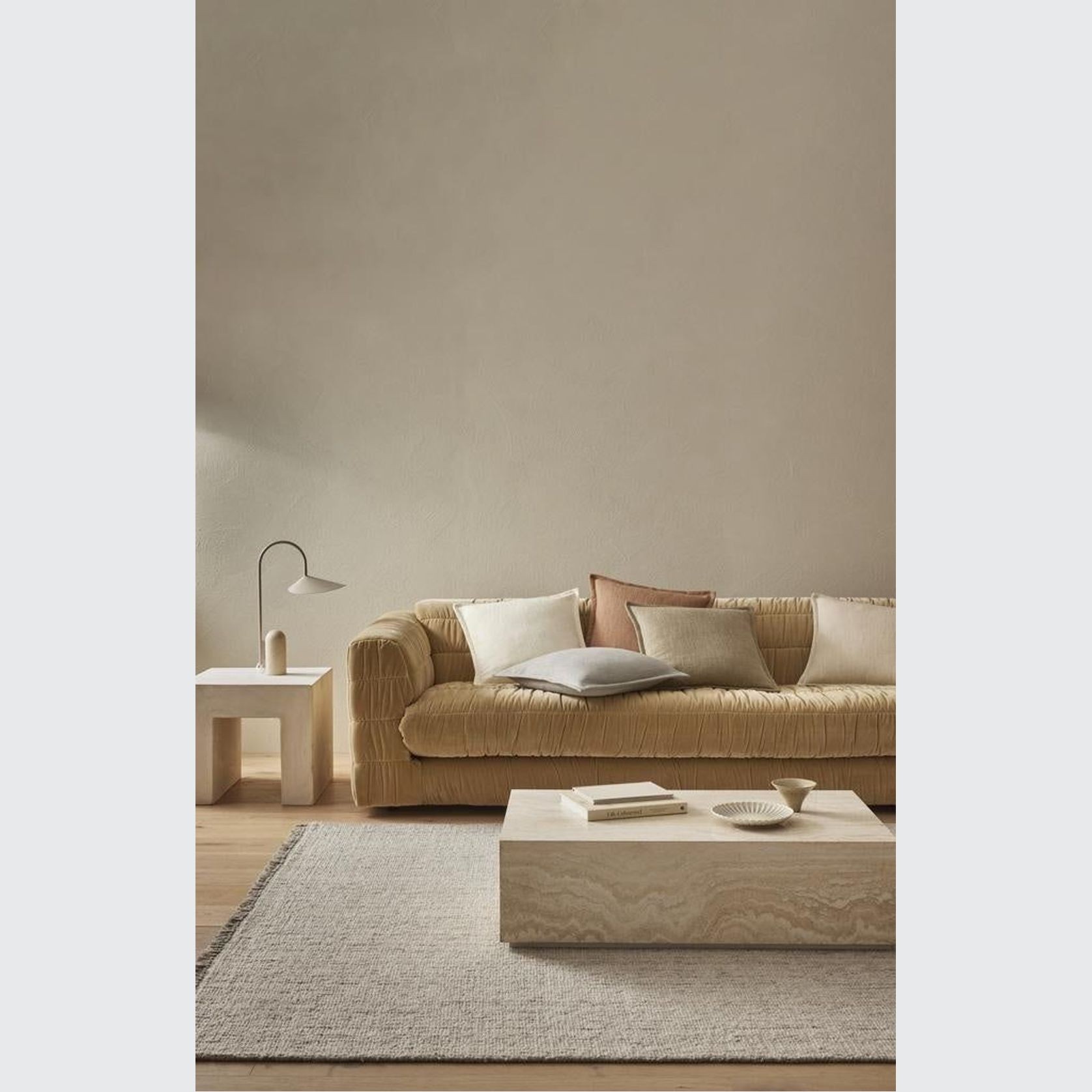 Weave Home Figlio Cushion -  Oyster | 50 x 50cm gallery detail image