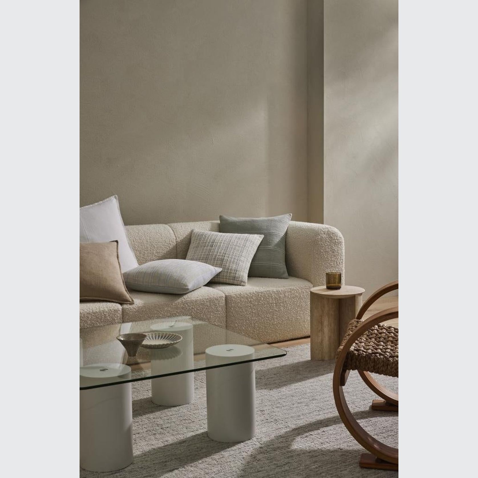 Weave Home Riccardo Cushion - Glacier | 50 x 50cm gallery detail image