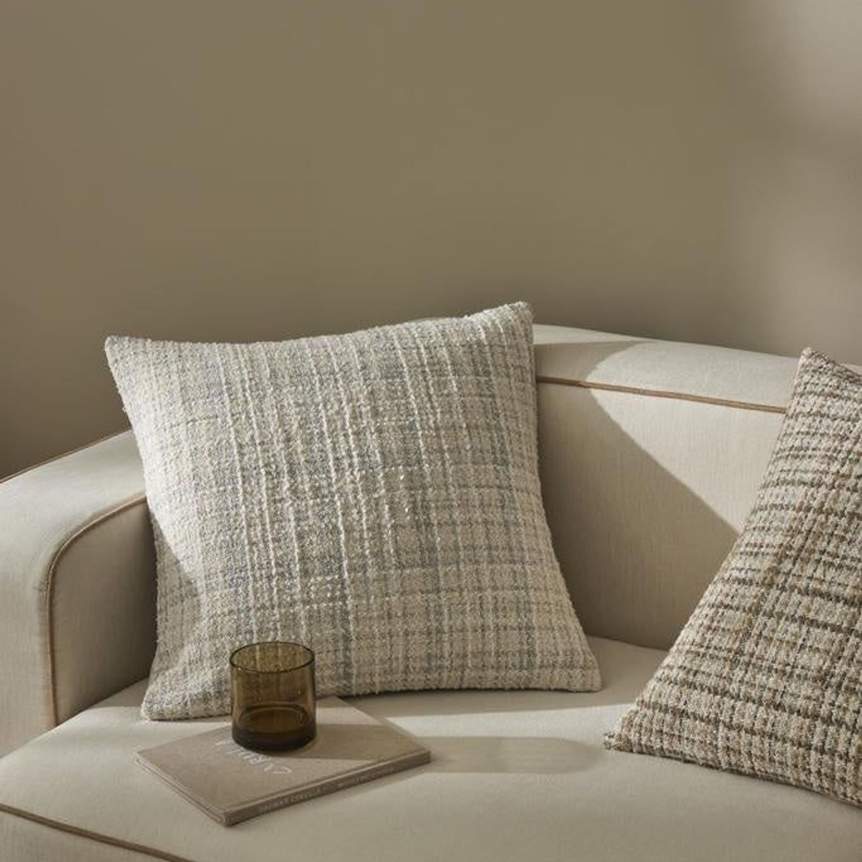 Weave Home Tripoli Cushion - Pearl | 50 x 50cm gallery detail image