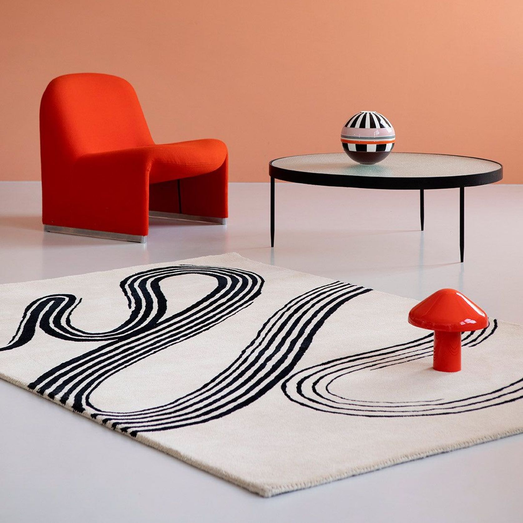 Decor Designer Floor Rug - Flow, Sand | Brink & Campman gallery detail image