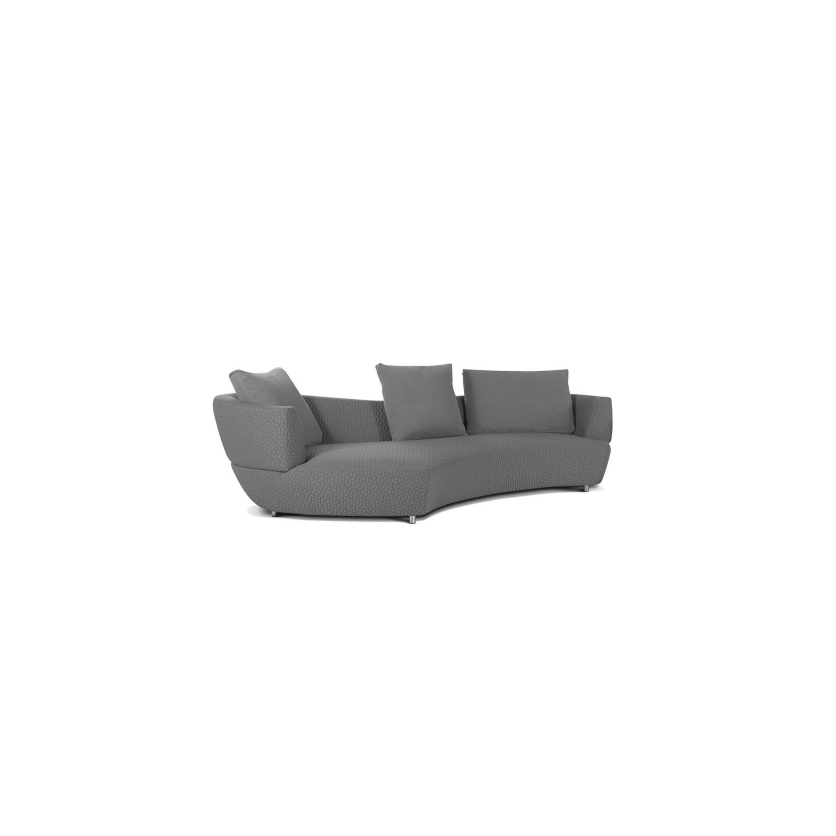 Digital Large Rounded 3-seat Sofa gallery detail image