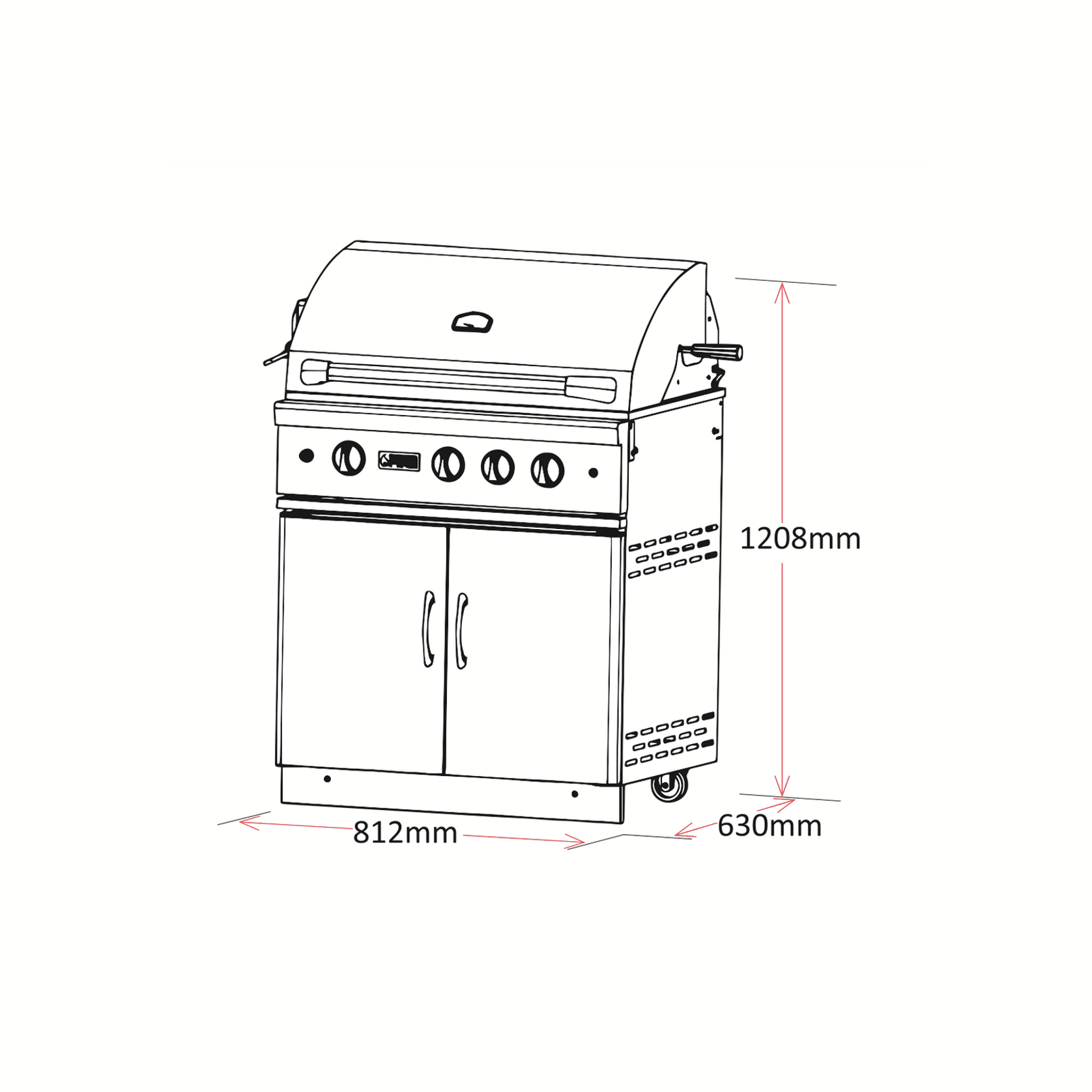 Grandfire Classic - 32″ Gas BBQ gallery detail image