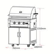 Grandfire Deluxe - 30″ Gas BBQ gallery detail image