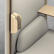 DUKE Single Seater Acoustic Office Silent Booth Pod - Blue gallery detail image