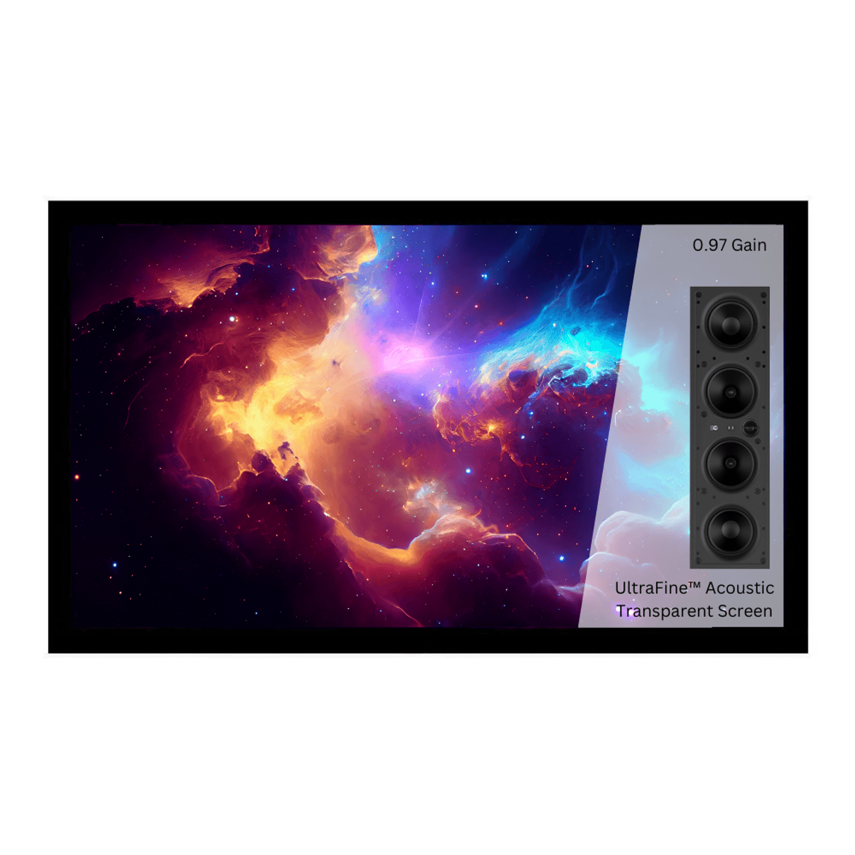 Helsyn Nebula 16:9  120" Woven AT Screen gallery detail image