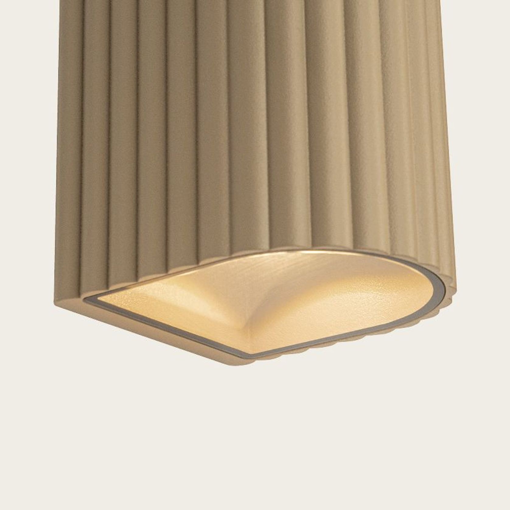 Hestia Down IP54 Wall Beige gallery detail image