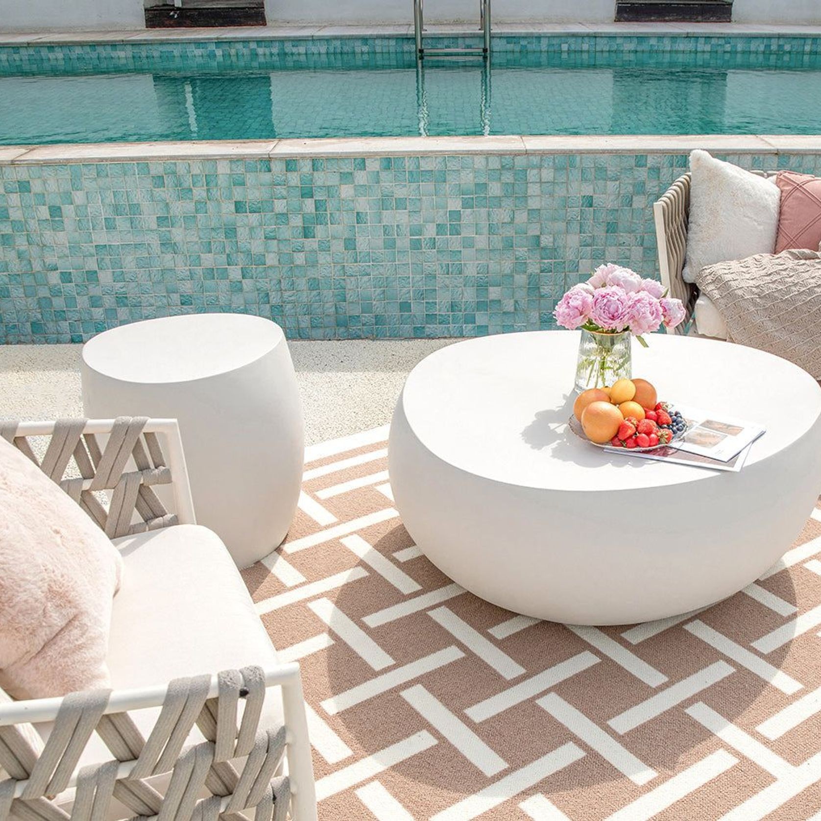 Ikaria Cobble Side Table gallery detail image