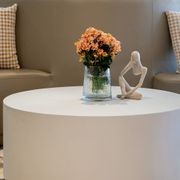 Rome Coffee Table Medium Cream White gallery detail image