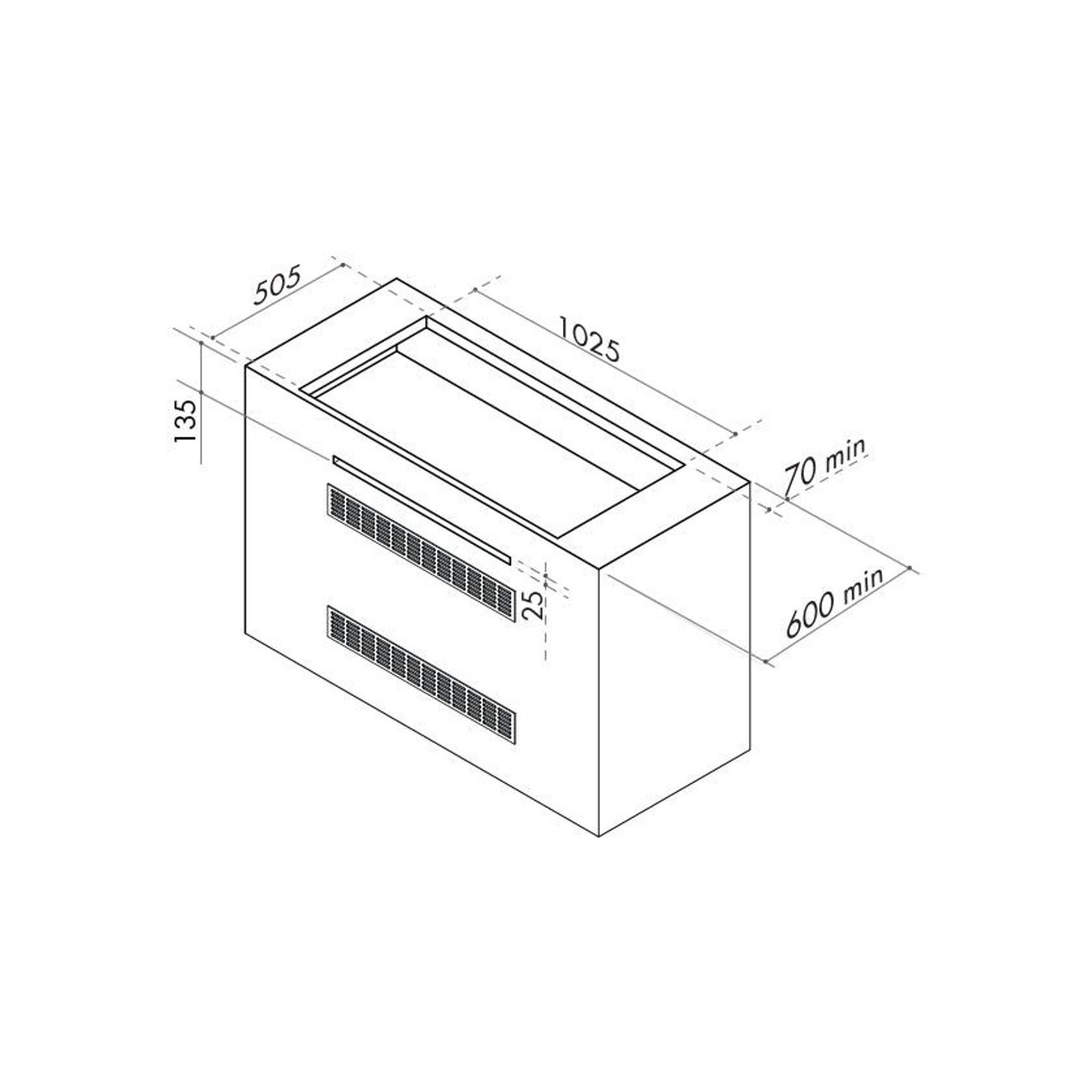 Artusi 104cm 4 Burner Built-In Gas BBQ - Black gallery detail image