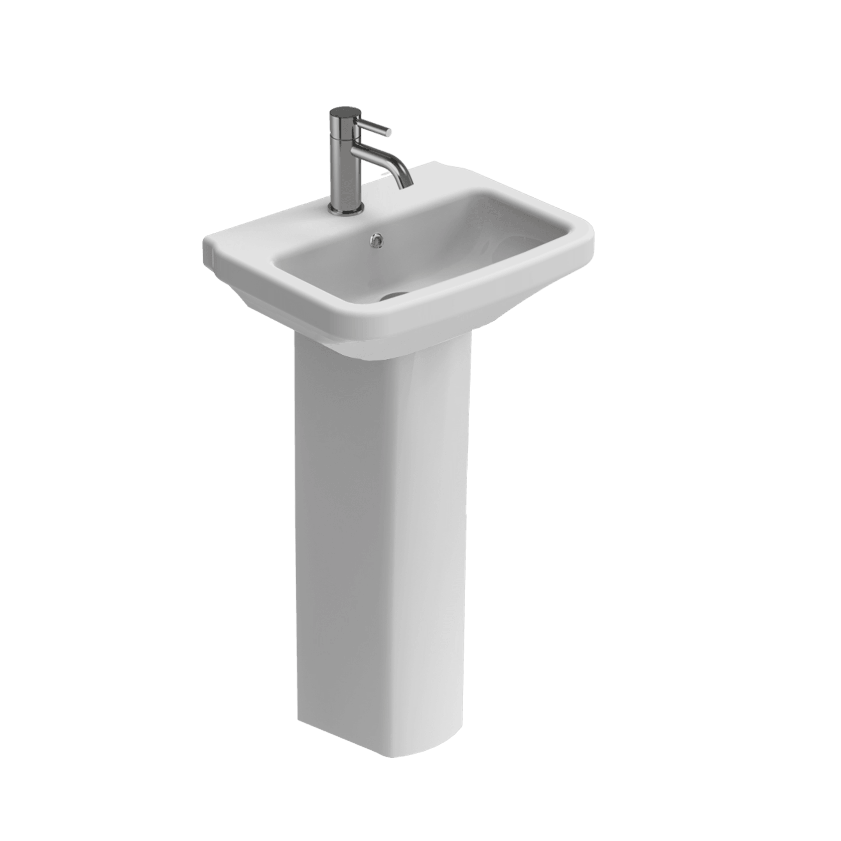 Evo 45 Round Basin & Pedestal gallery detail image