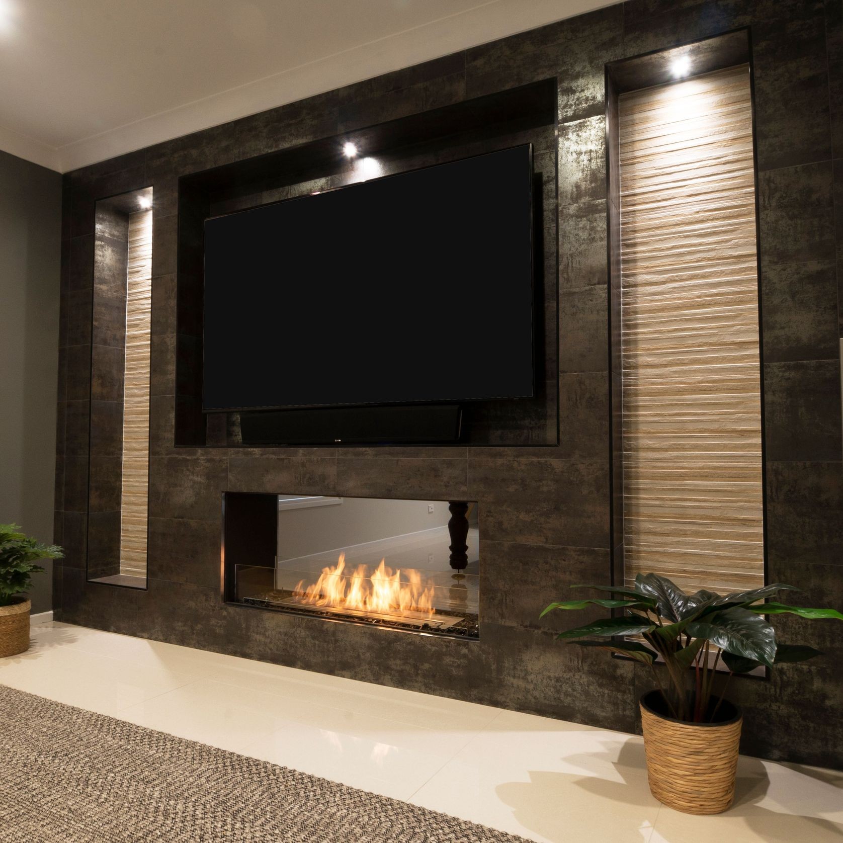EcoSmart™ Flex 104DB.BX1 Double-Sided Fireplace Insert gallery detail image