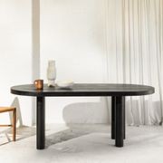 Edra Sculptural Dining Table - Black gallery detail image