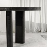 Edra Sculptural Dining Table - Black gallery detail image