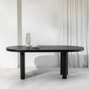 Edra Sculptural Dining Table - Black gallery detail image