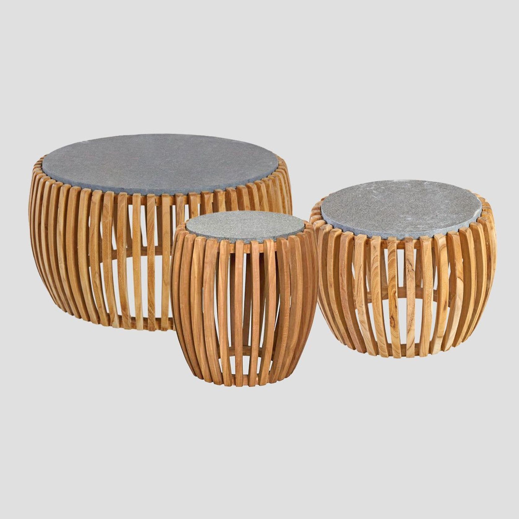 Egmont Teak Side Table - 43Cm gallery detail image