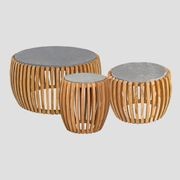 Egmont Teak Side Table - 43Cm gallery detail image