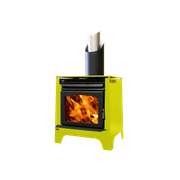 Ethos Phoenix Freestanding Wood Fireplace gallery detail image