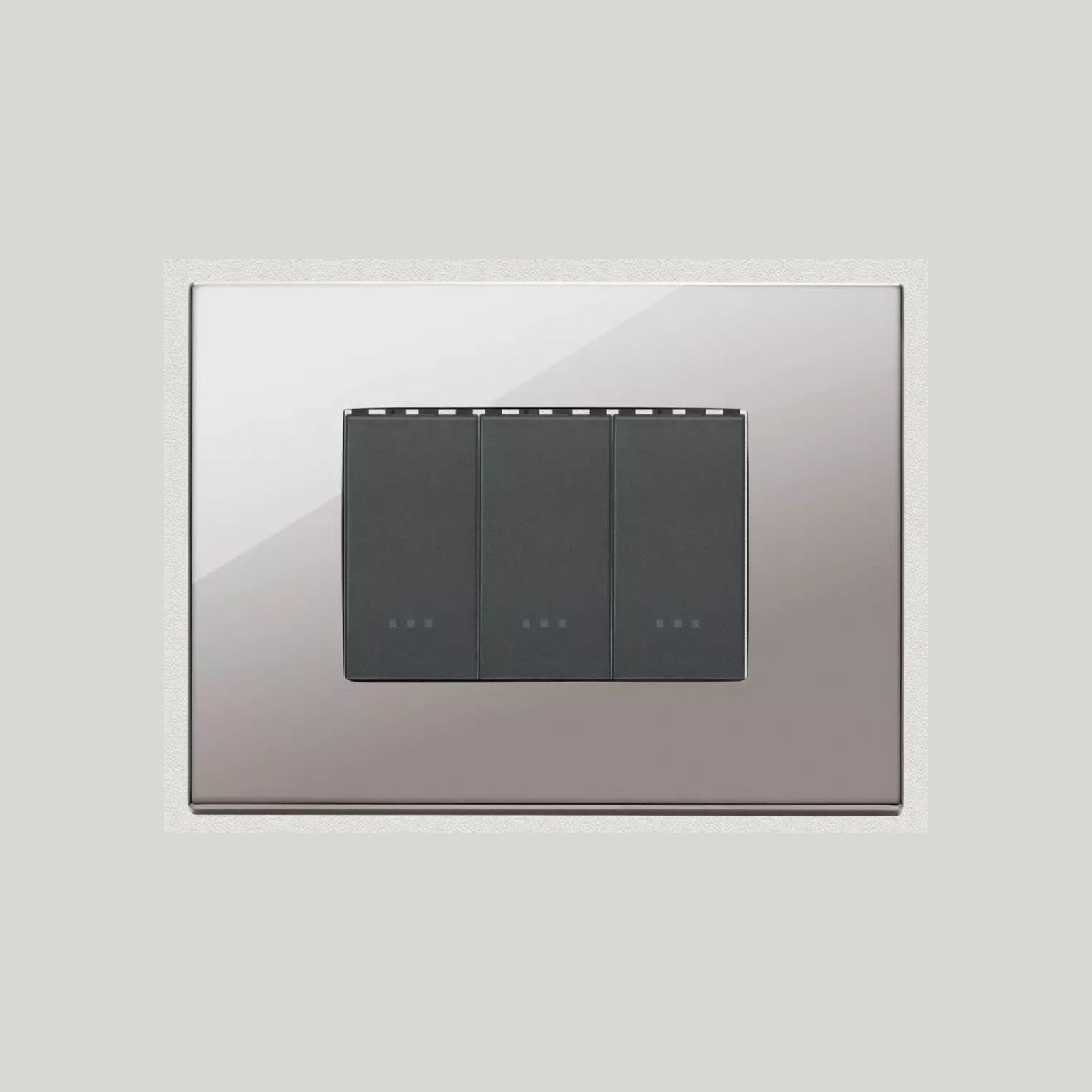 Vimar Eikon Exe Light Switches | Painted Metal gallery detail image