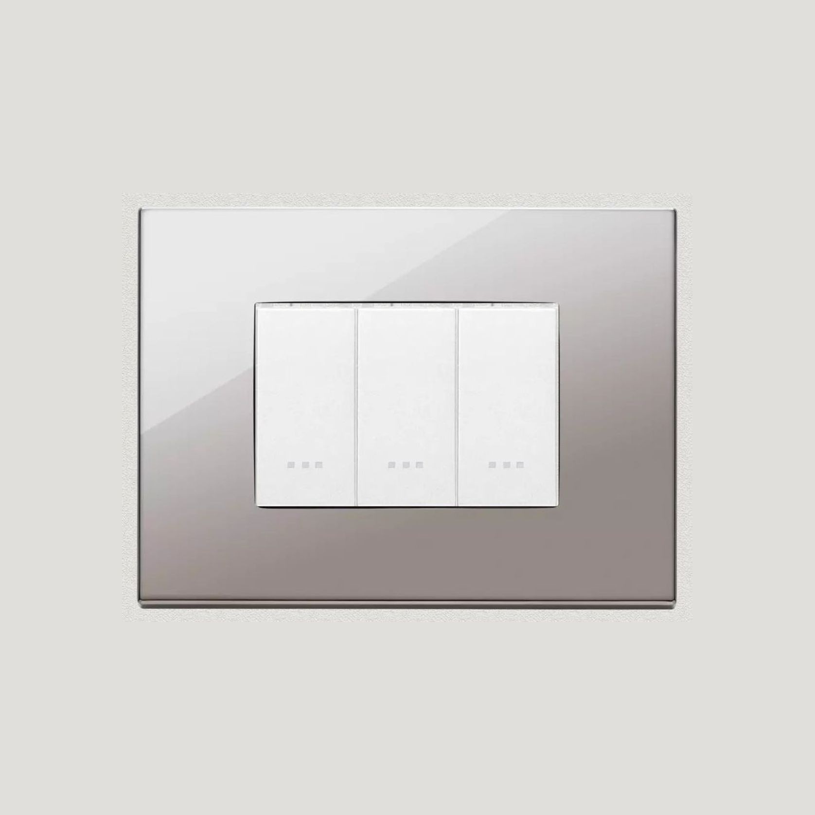 Vimar Eikon Exe Light Switches | Painted Metal gallery detail image