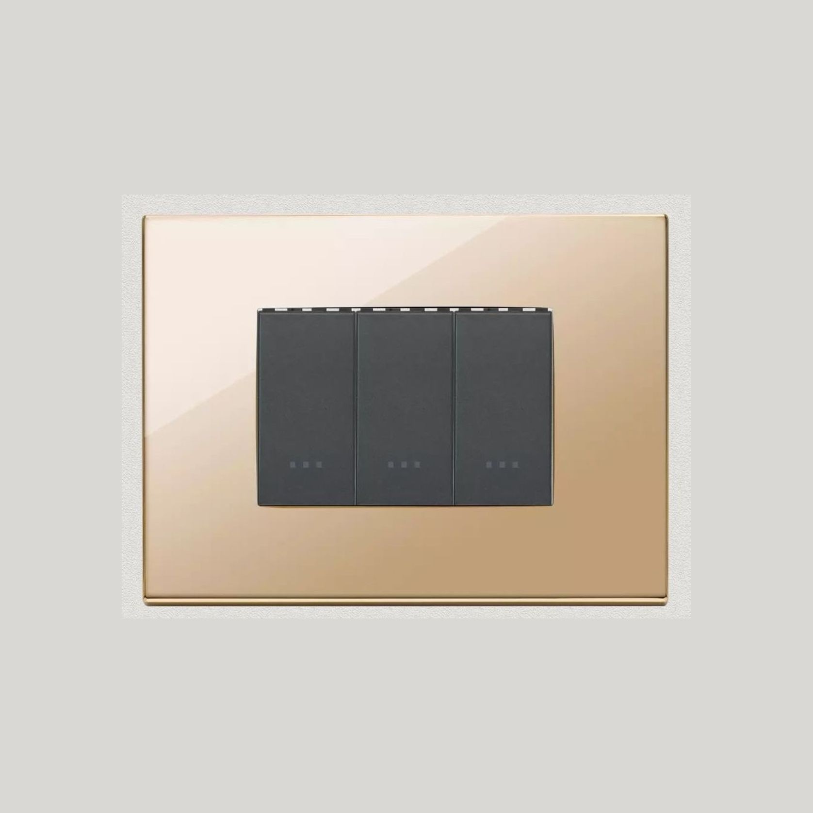 Vimar Eikon Exe Light Switches | Painted Metal gallery detail image