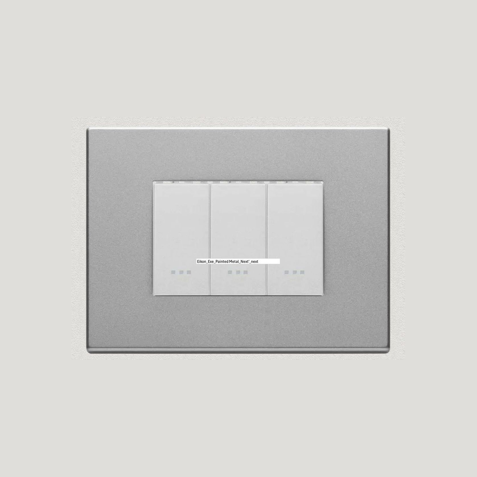 Vimar Eikon Exe Light Switches | Painted Metal gallery detail image