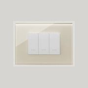 Vimar Eikon Exe Light Switches | Plate Glass gallery detail image