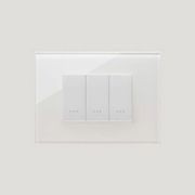 Vimar Eikon Exe Light Switches | Plate Glass gallery detail image