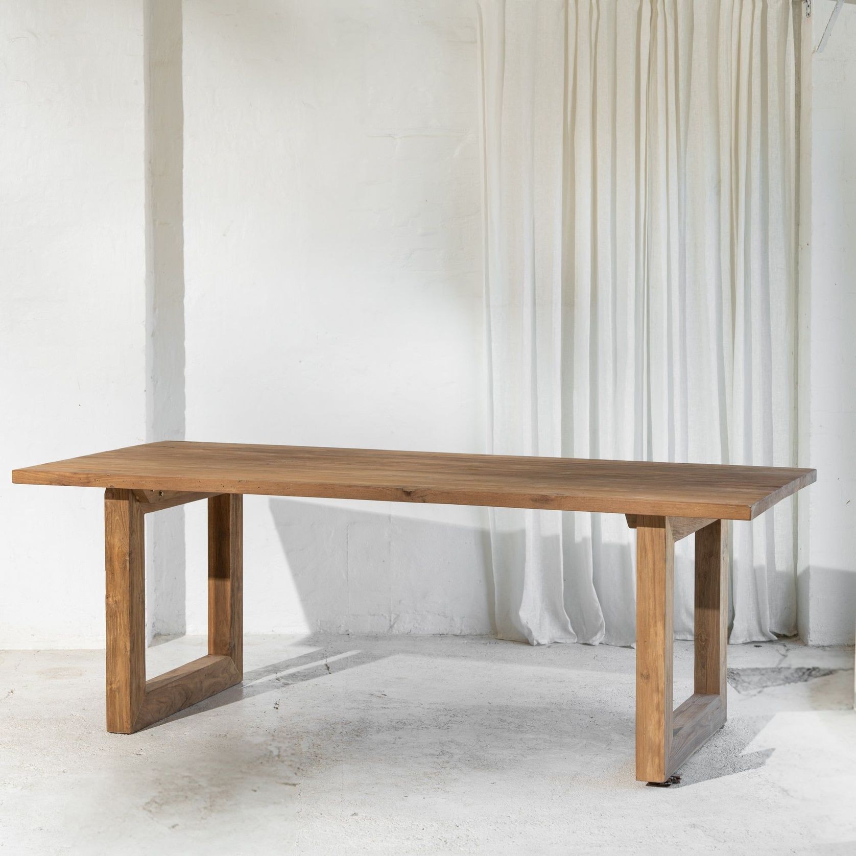 Elyas Rustic Dining Table gallery detail image
