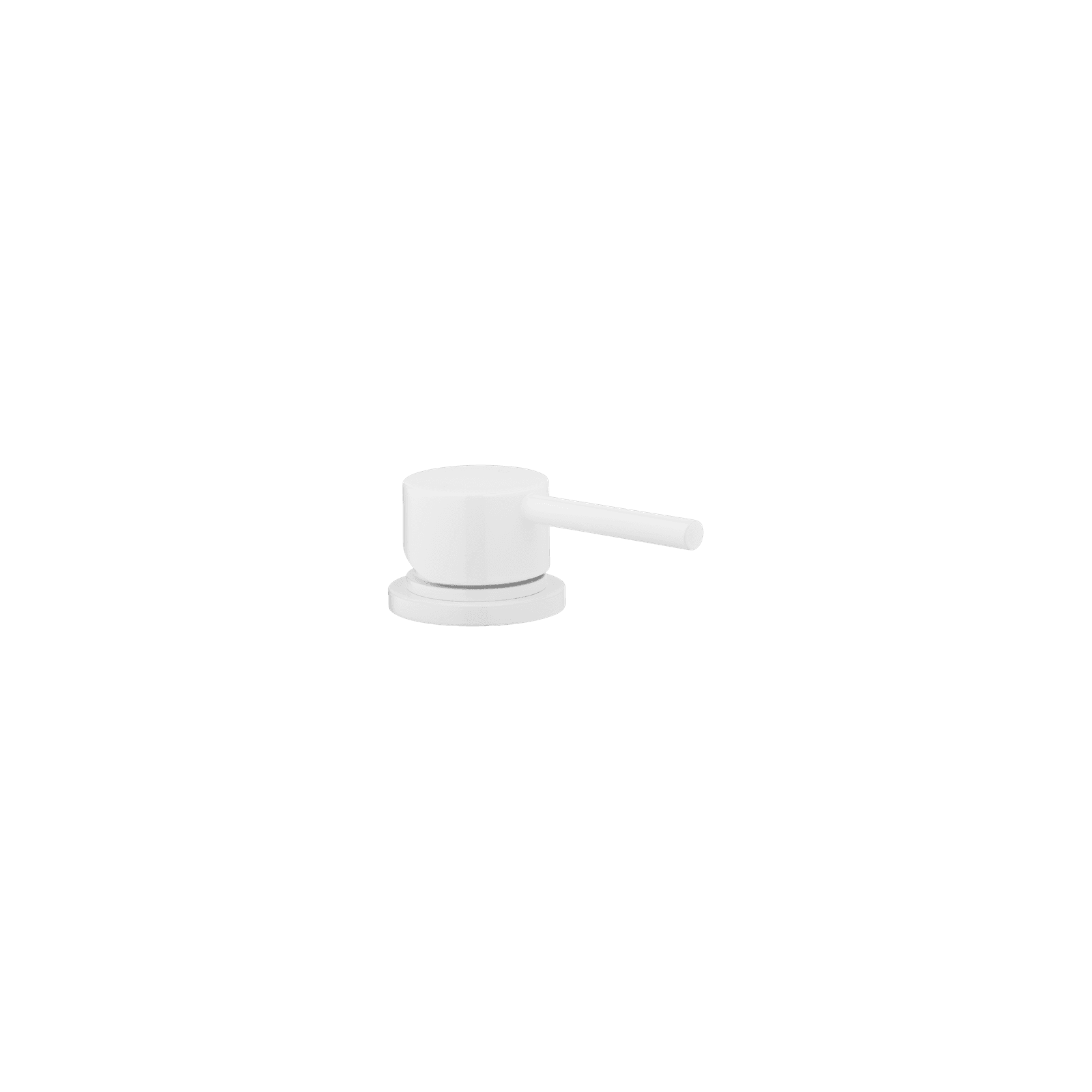 Elysian Bench-Mounted Mixer | White gallery detail image