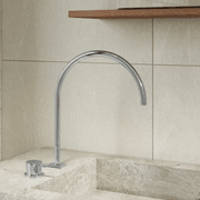 Elysian Bench-Mounted Mixer | Chrome gallery detail image